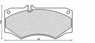 MAGNETI MARELLI 430216170309 -  Комплект тормозных колодок, дисковый тормоз